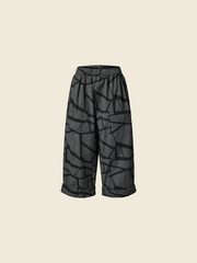 COTTON TROUSERS WITH GEOMETIC PATTERN