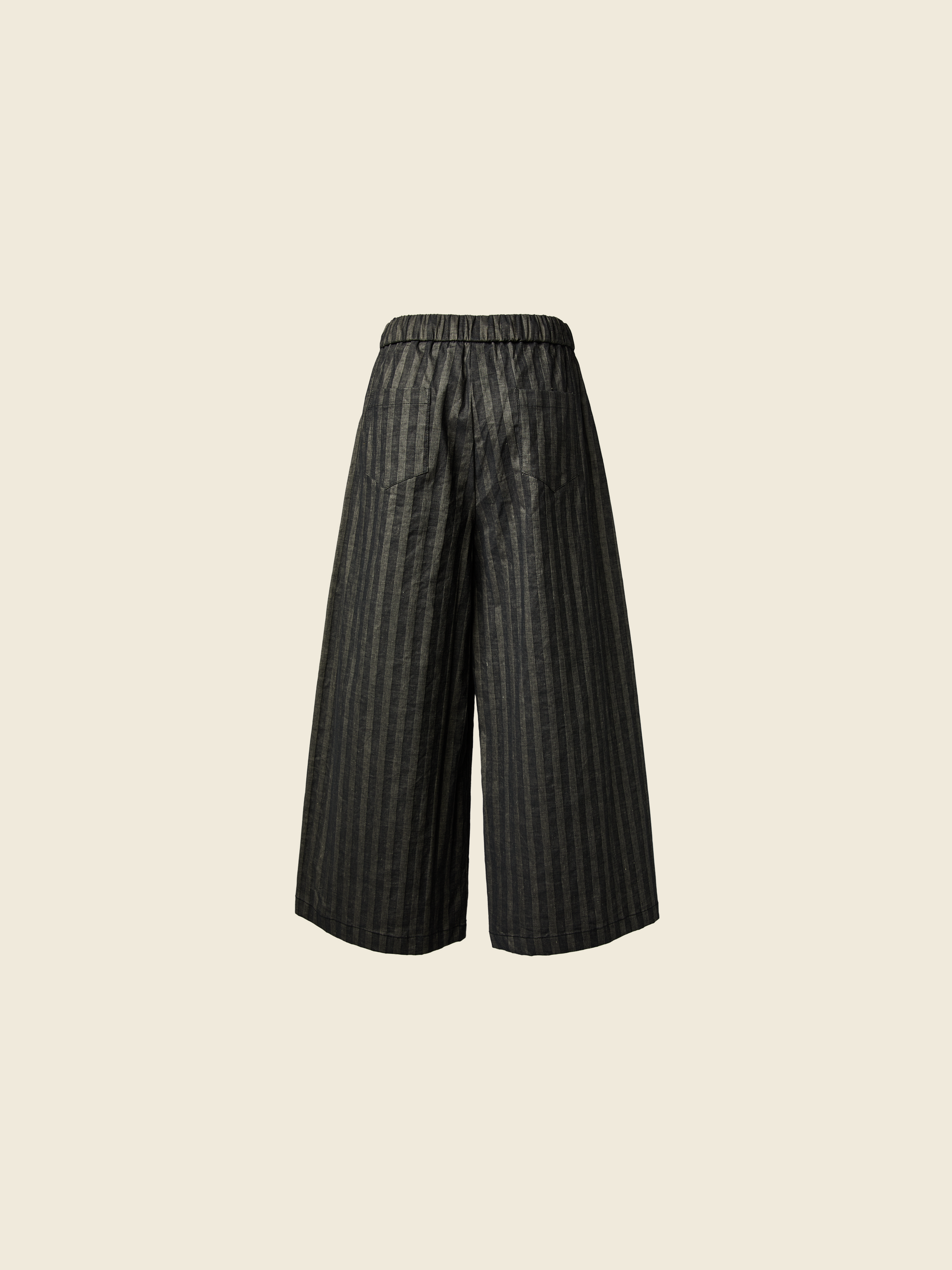 STRIPED CULOTTE TROUSERS