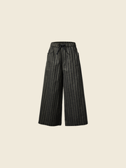 STRIPED CULOTTE TROUSERS
