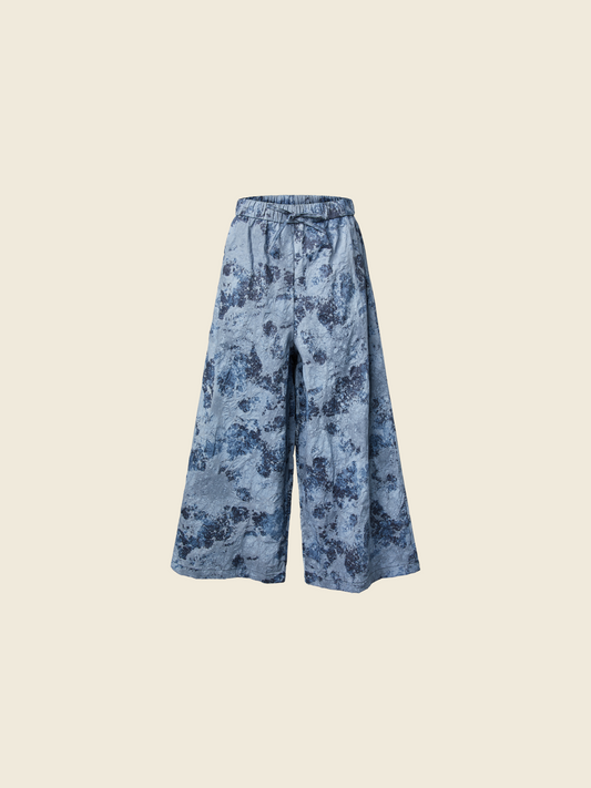 MARBLE PRINT TROUSERS