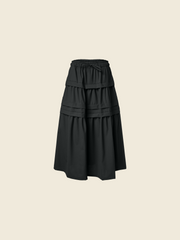 AW26 PLEATED LONG SKIRT