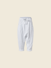 LINEN PANTS WITH LOW CROTCH