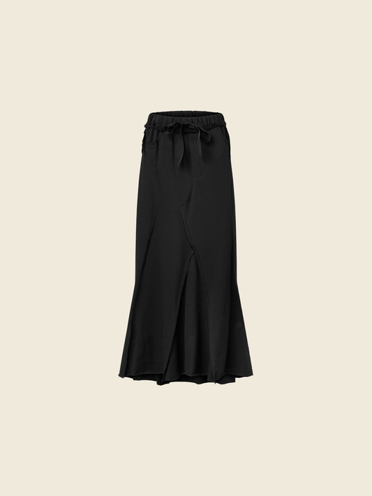 LONG FLEECE SKIRT MERMAID LINE