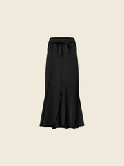 LONG FLEECE SKIRT MERMAID LINE