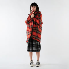 CAPPOTTO TARTAN DI LANA