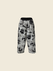 JOGGERS CON STAMPA FLOREALE