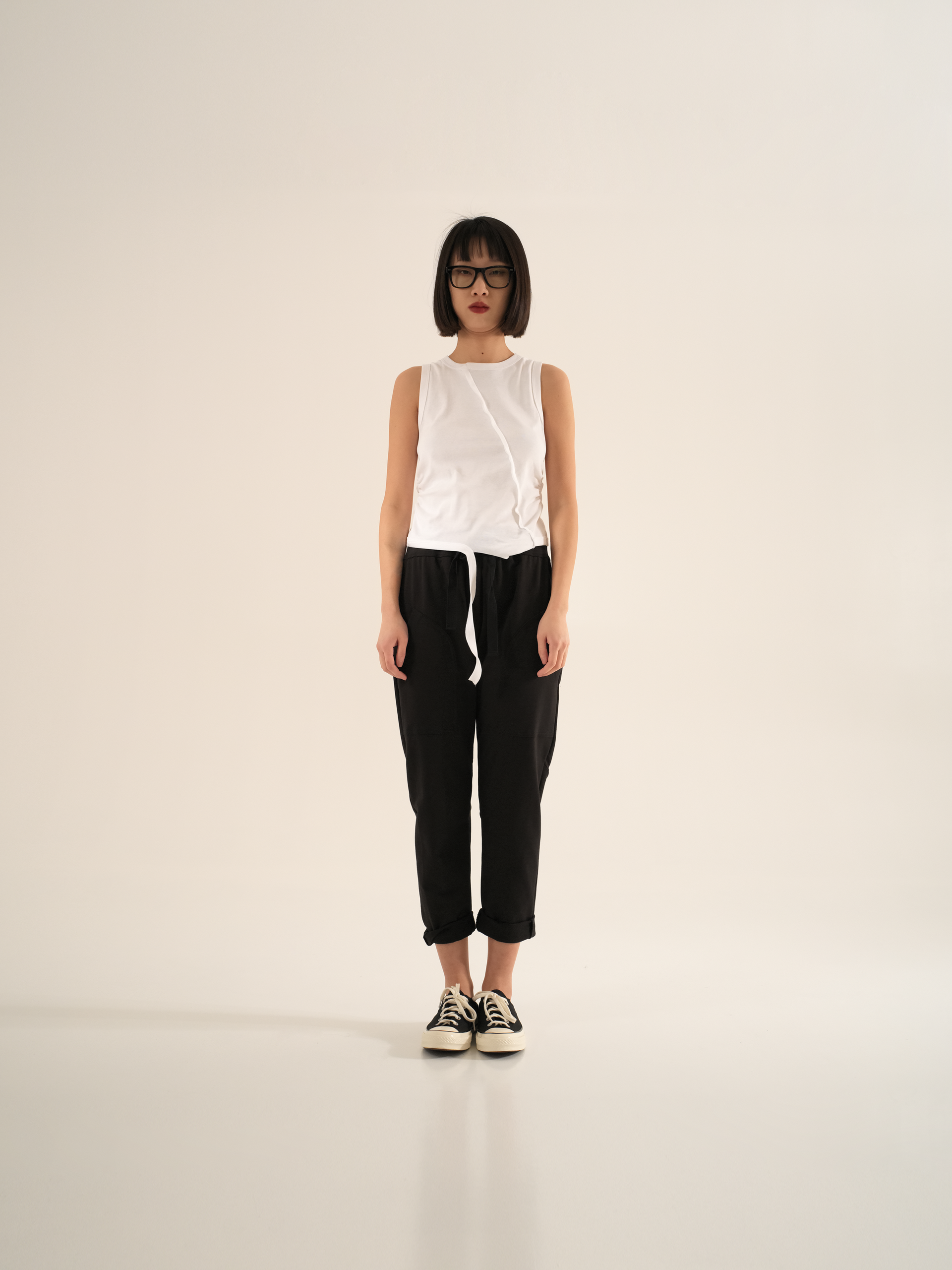 PANTALONI JOGGER IN FELPA