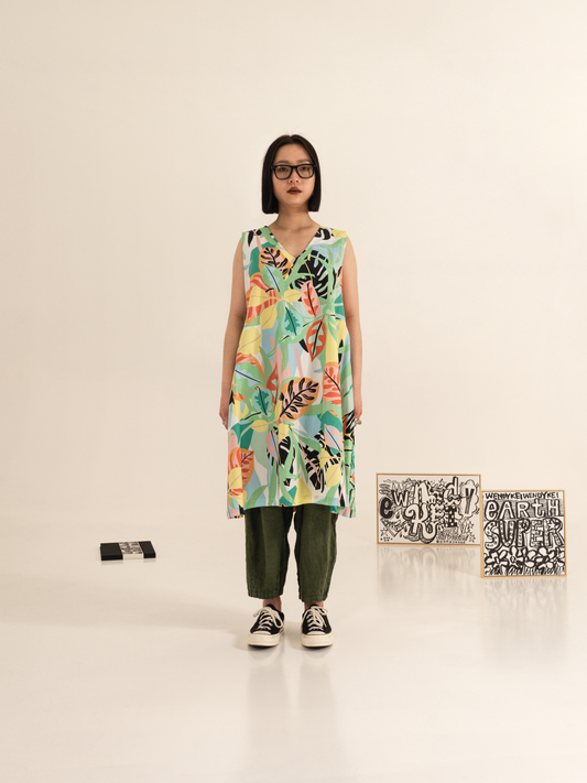 COLORFUL COTTON DRESS