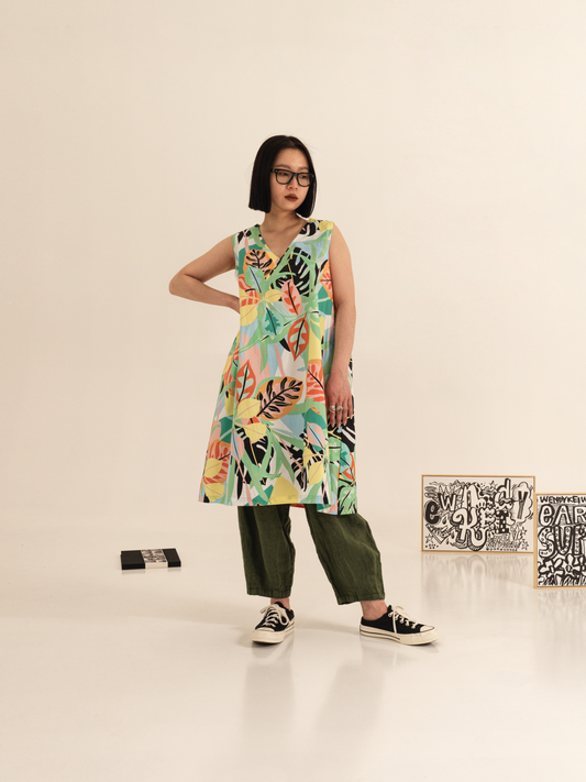 COLORFUL COTTON DRESS