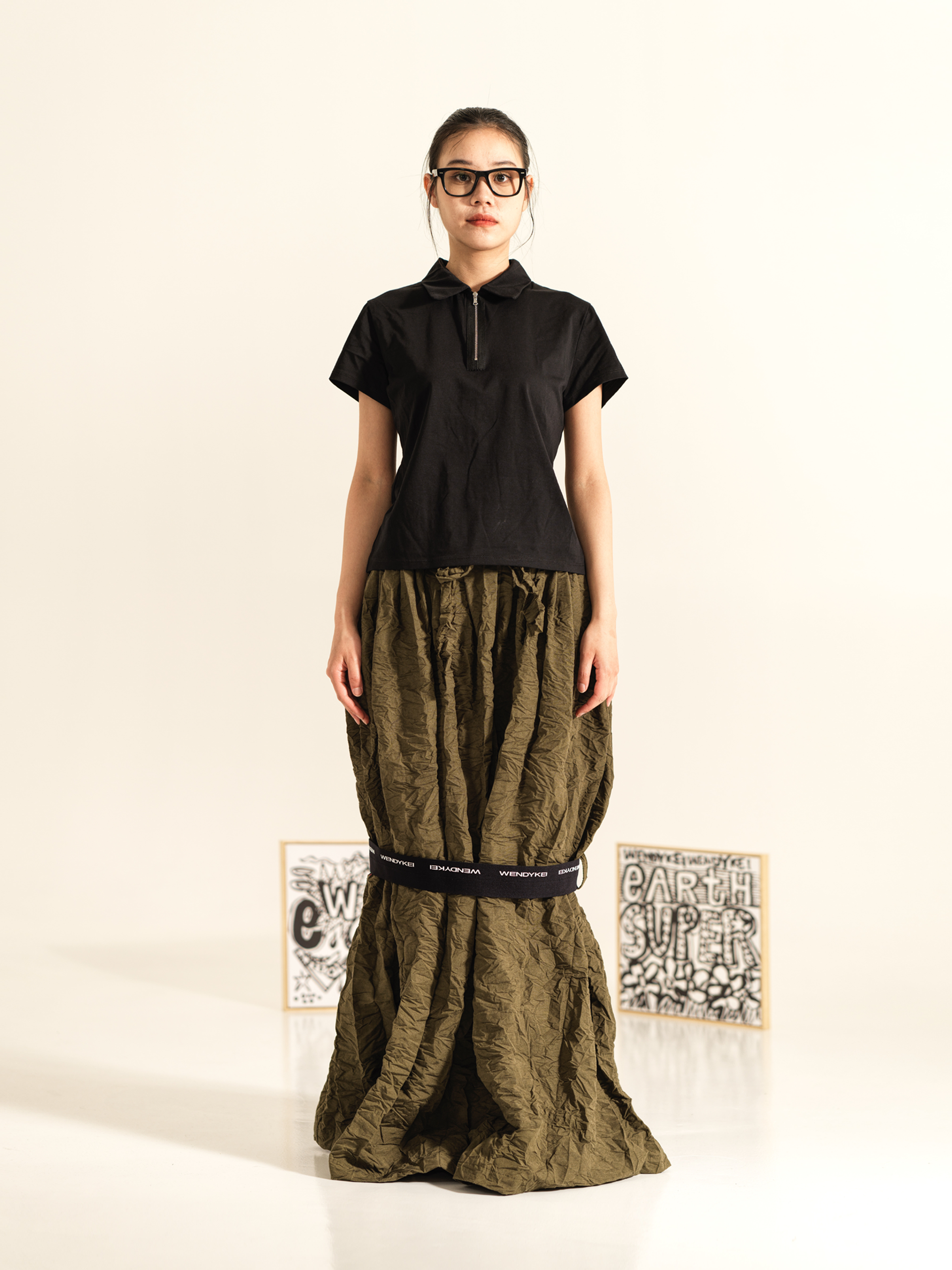 LONG SKIRT WITH ELASTIC BAND F/W23