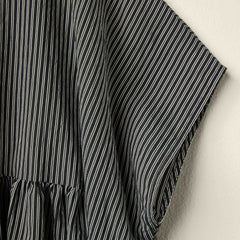BLUSA A RIGHE CON PIEGHE