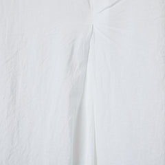 MUSLIN COTTON DRESS WITH SQUARED BACK