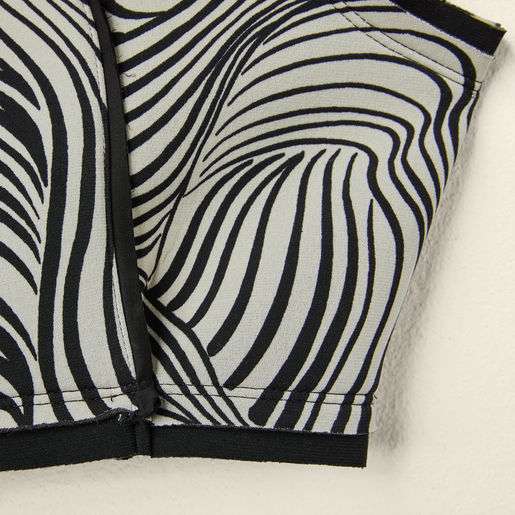 ZEBRA PRINT NEOPRENE TOP