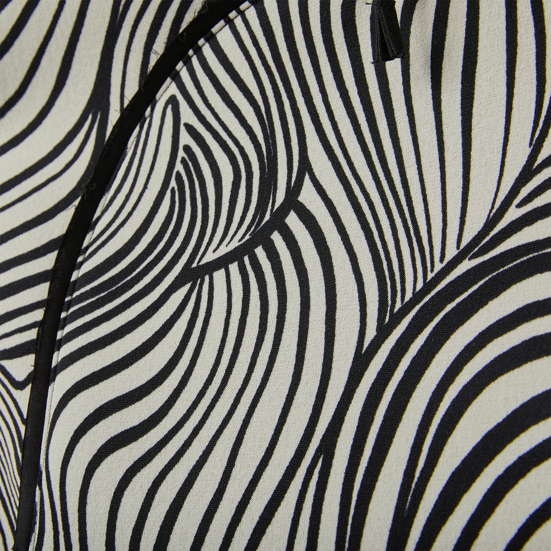 ZEBRA PRINT NEOPRENE TOP