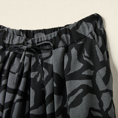 CULOTTE TROUSERS IN PRINTED FABRIC