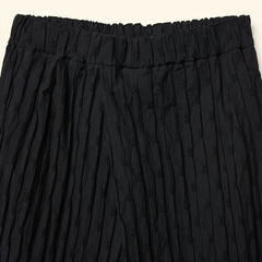 ELABORATED FABRIC TROUSERS