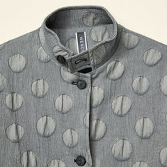 CAPPOTTO IN COTONE A POIS