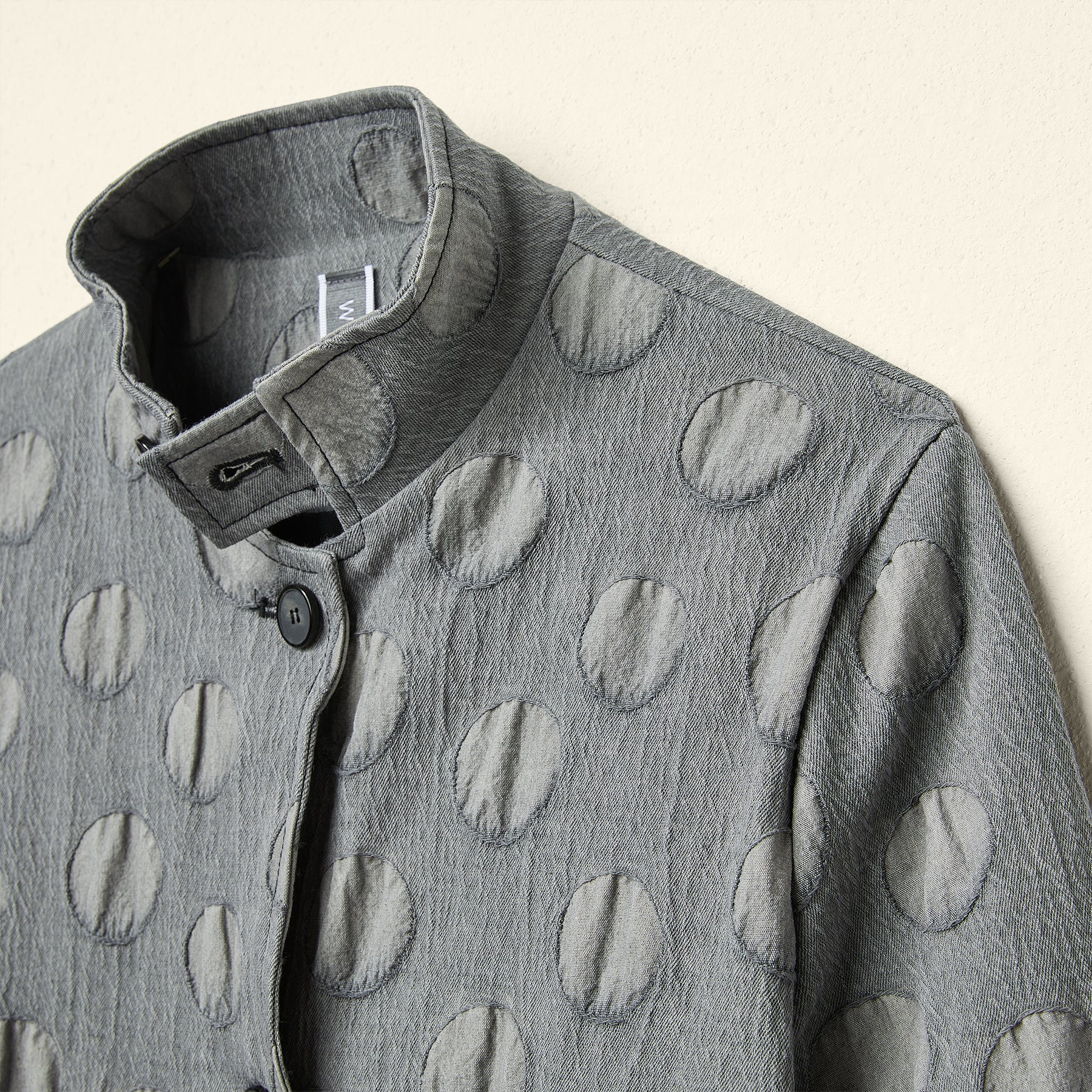 CAPPOTTO IN COTONE A POIS