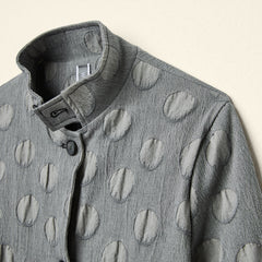CAPPOTTO IN COTONE A POIS