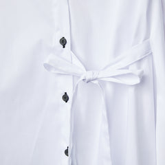 CAMICIA LUNGA CON NASTRO