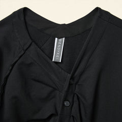 CARDIGAN PLISSETTATO IN FELPA