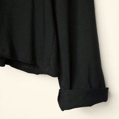 T-SHIRT CORTA CON DETTAGLIO OBLIQUO