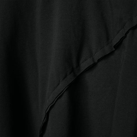 T-SHIRT CORTA CON DETTAGLIO OBLIQUO