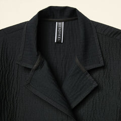 COAT IN COTTON AND VIRGIN WOOL BLEND FABRIC