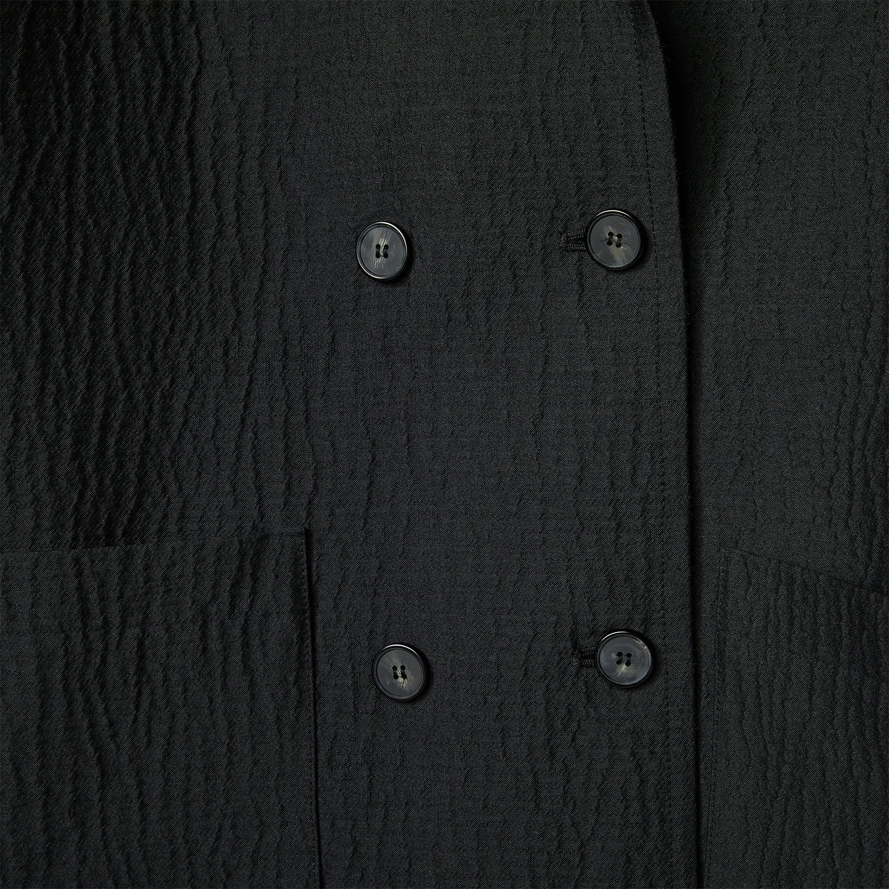 COAT IN COTTON AND VIRGIN WOOL BLEND FABRIC