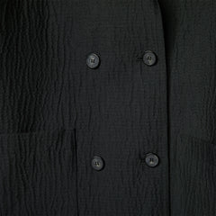COAT IN COTTON AND VIRGIN WOOL BLEND FABRIC