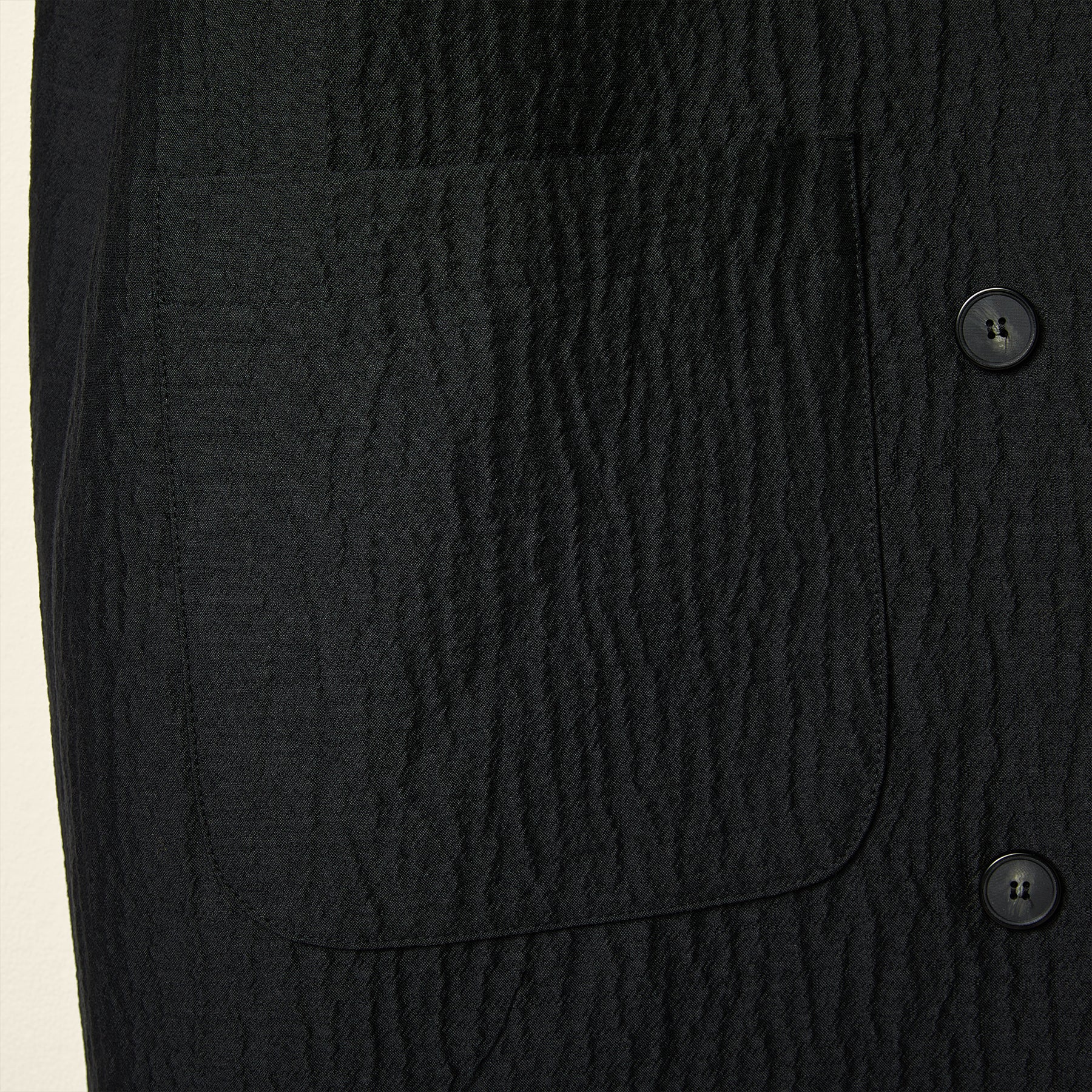 COAT IN COTTON AND VIRGIN WOOL BLEND FABRIC