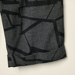 COTTON TROUSERS WITH GEOMETIC PATTERN