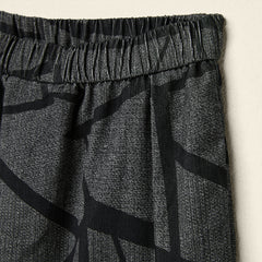 COTTON TROUSERS WITH GEOMETIC PATTERN