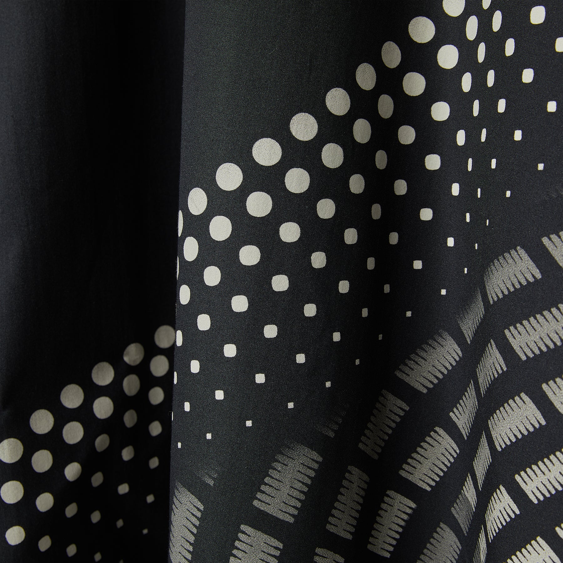 MAXI BLOUSE IN PRINTED COTTON FABRIC