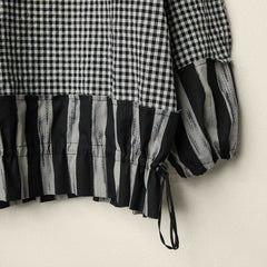 GINGHAM CHECK BLOUSE