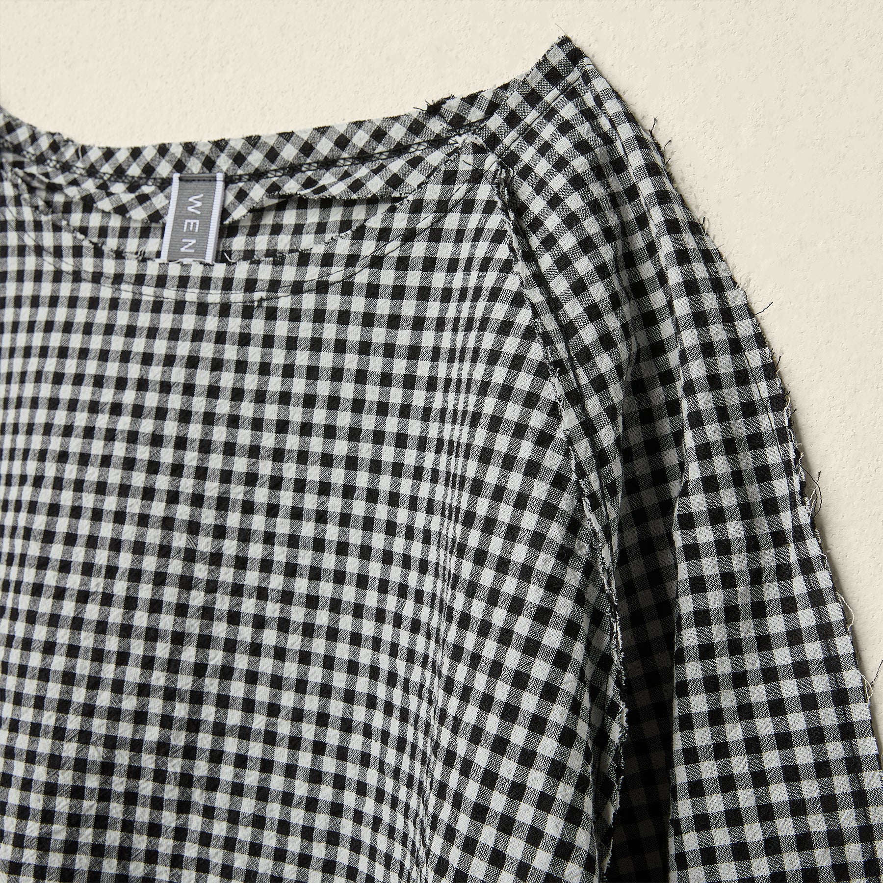 GINGHAM CHECK BLOUSE