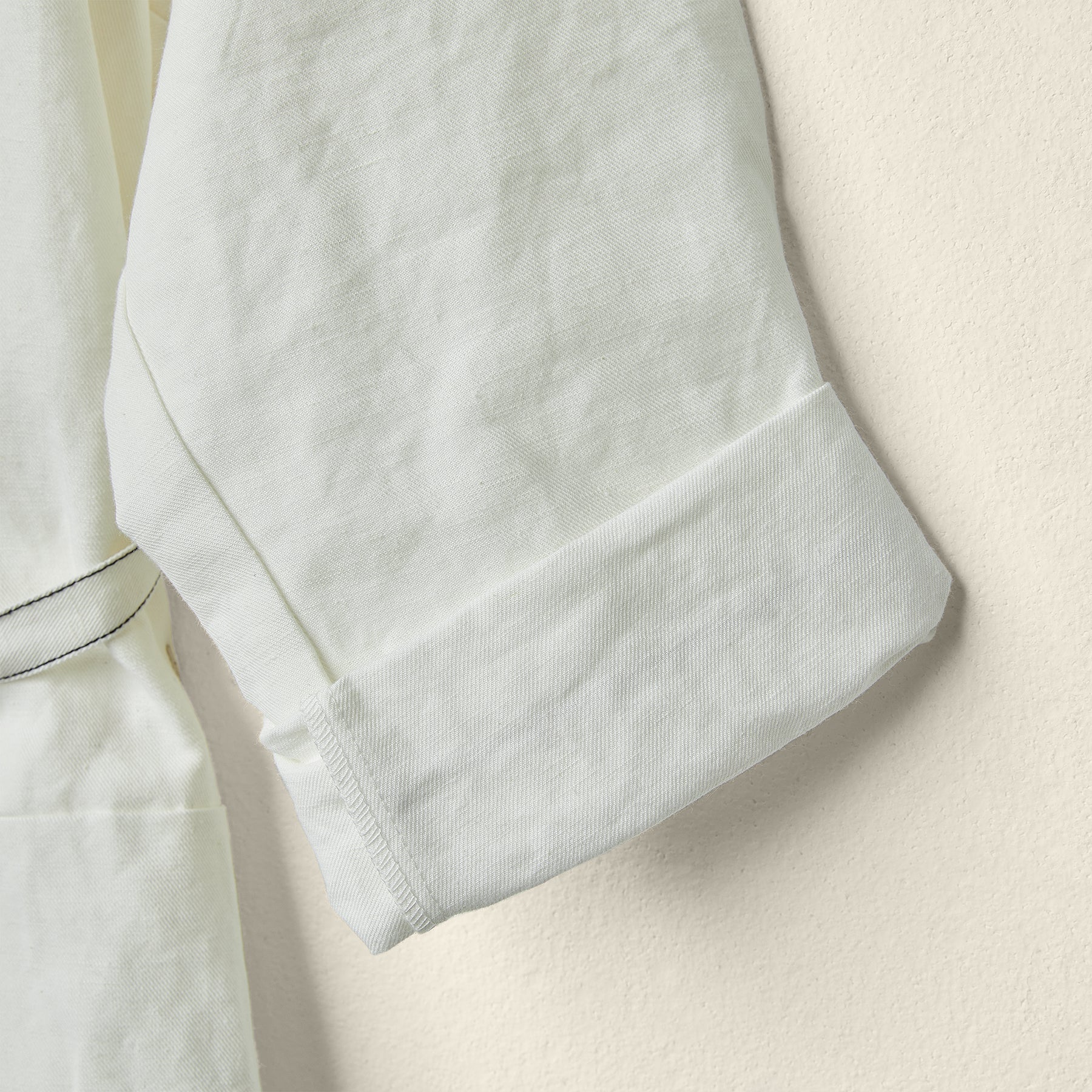 棉麻混纺连体裤