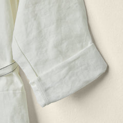 棉麻混纺连体裤