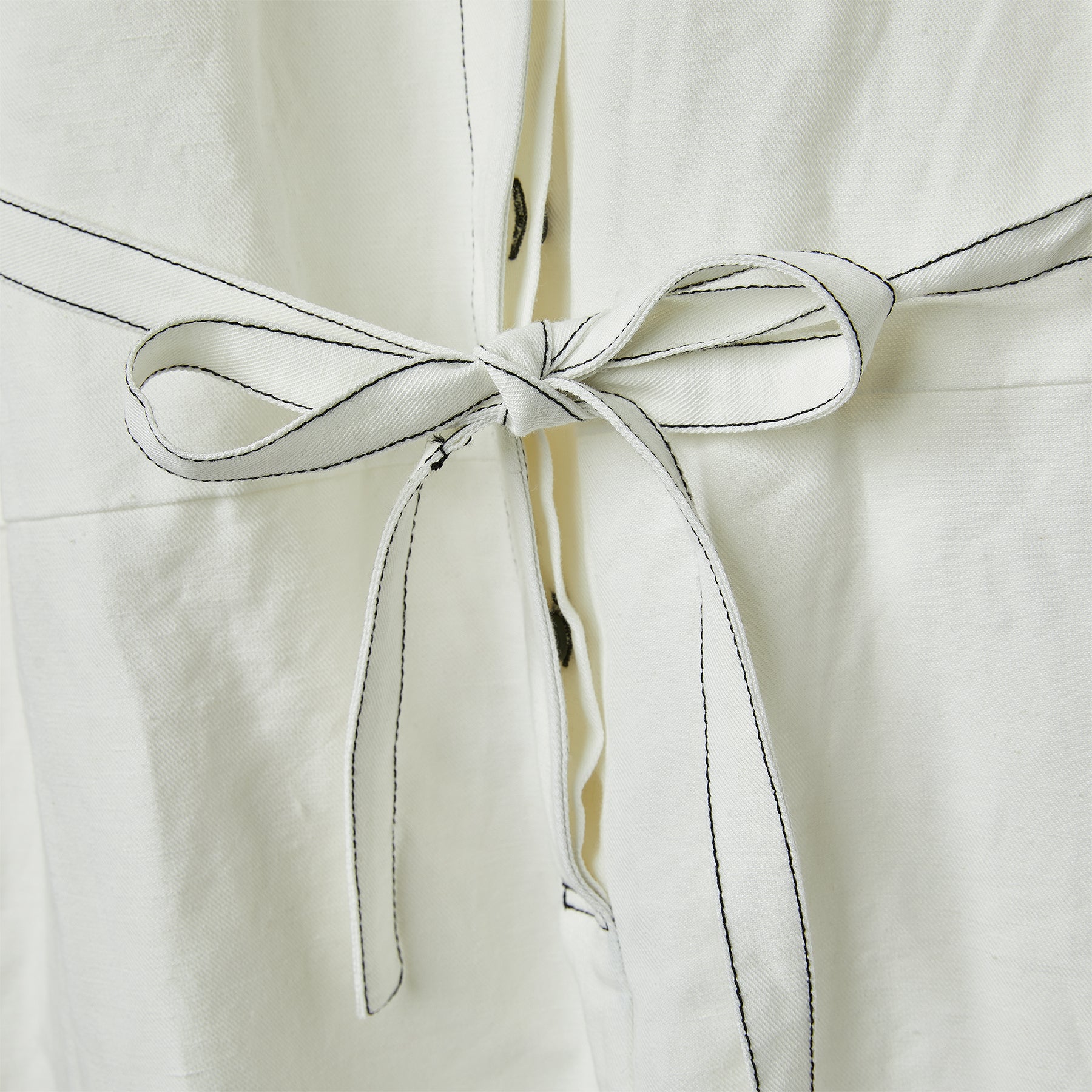 棉麻混纺连体裤