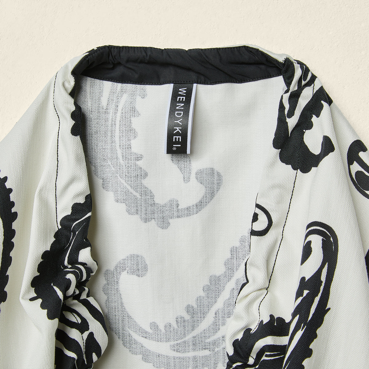 PAISLEY PRINT LONG CARDIGAN