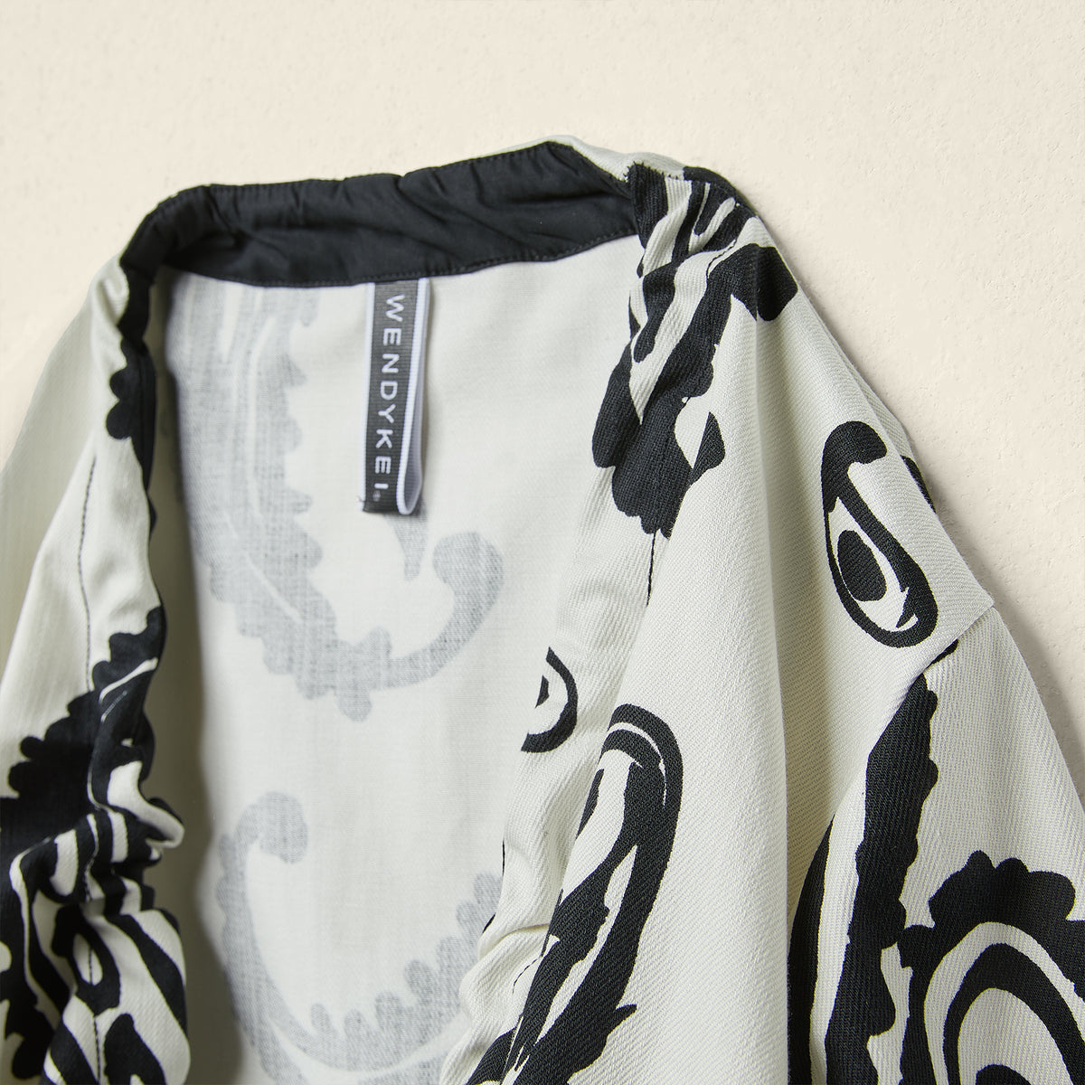 PAISLEY PRINT LONG CARDIGAN