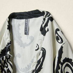 PAISLEY PRINT LONG CARDIGAN