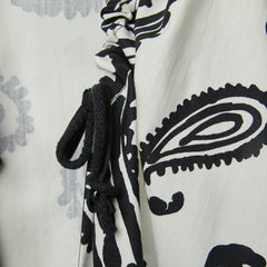 PAISLEY PRINT LONG CARDIGAN