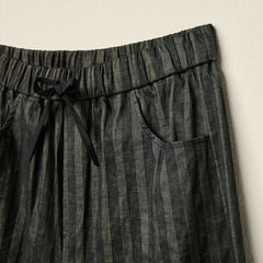 STRIPED CULOTTE TROUSERS