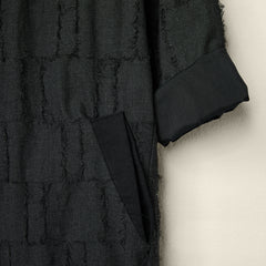 CHECKED FIL COUPE' COAT