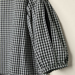 PUFF SLEEVES VICHY BLOUSE