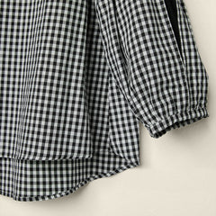 PUFF SLEEVES VICHY BLOUSE