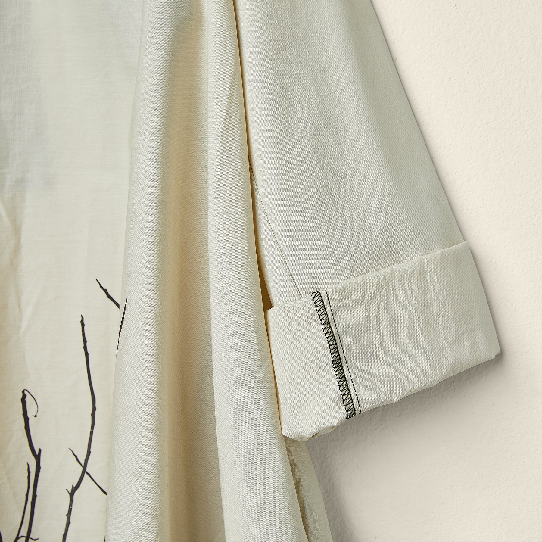 DRESS WITH BRANCHES PRINT