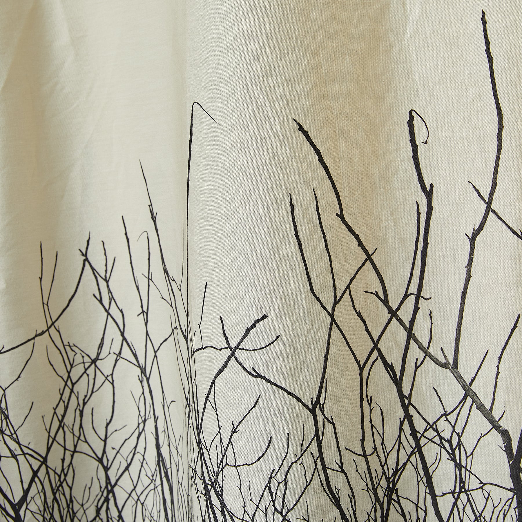 DRESS WITH BRANCHES PRINT