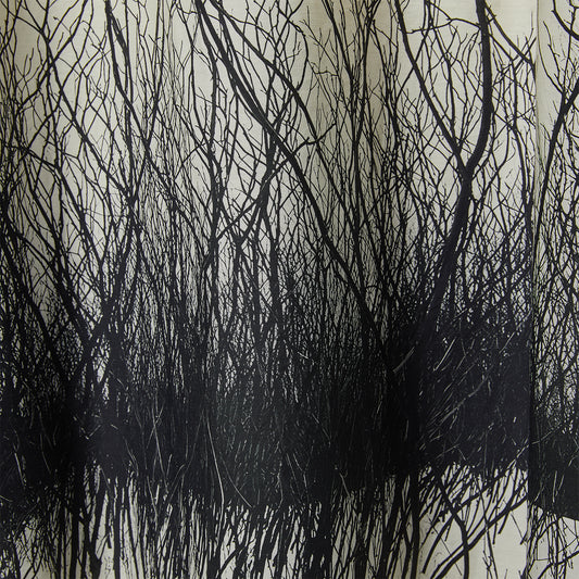 DRESS WITH BRANCHES PRINT